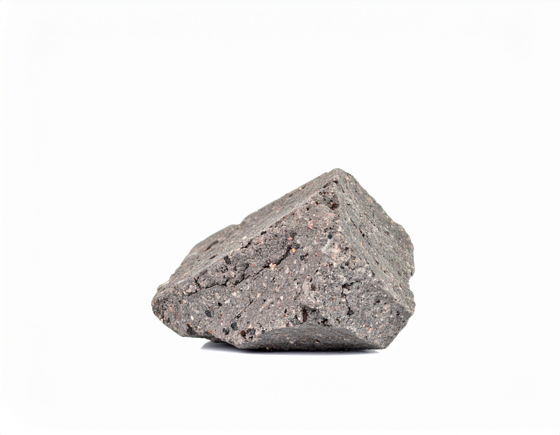 Concrete rubble — site-collected