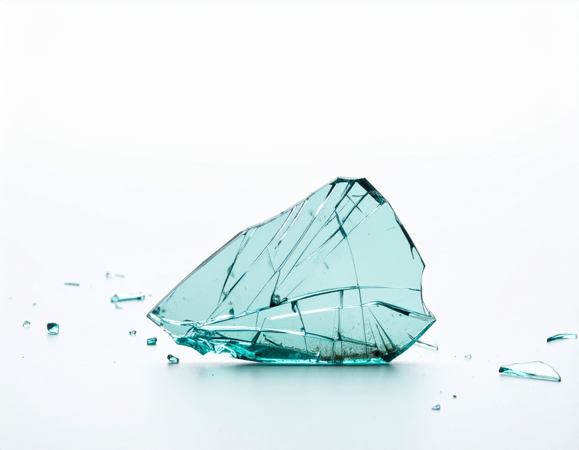 Window glass shard